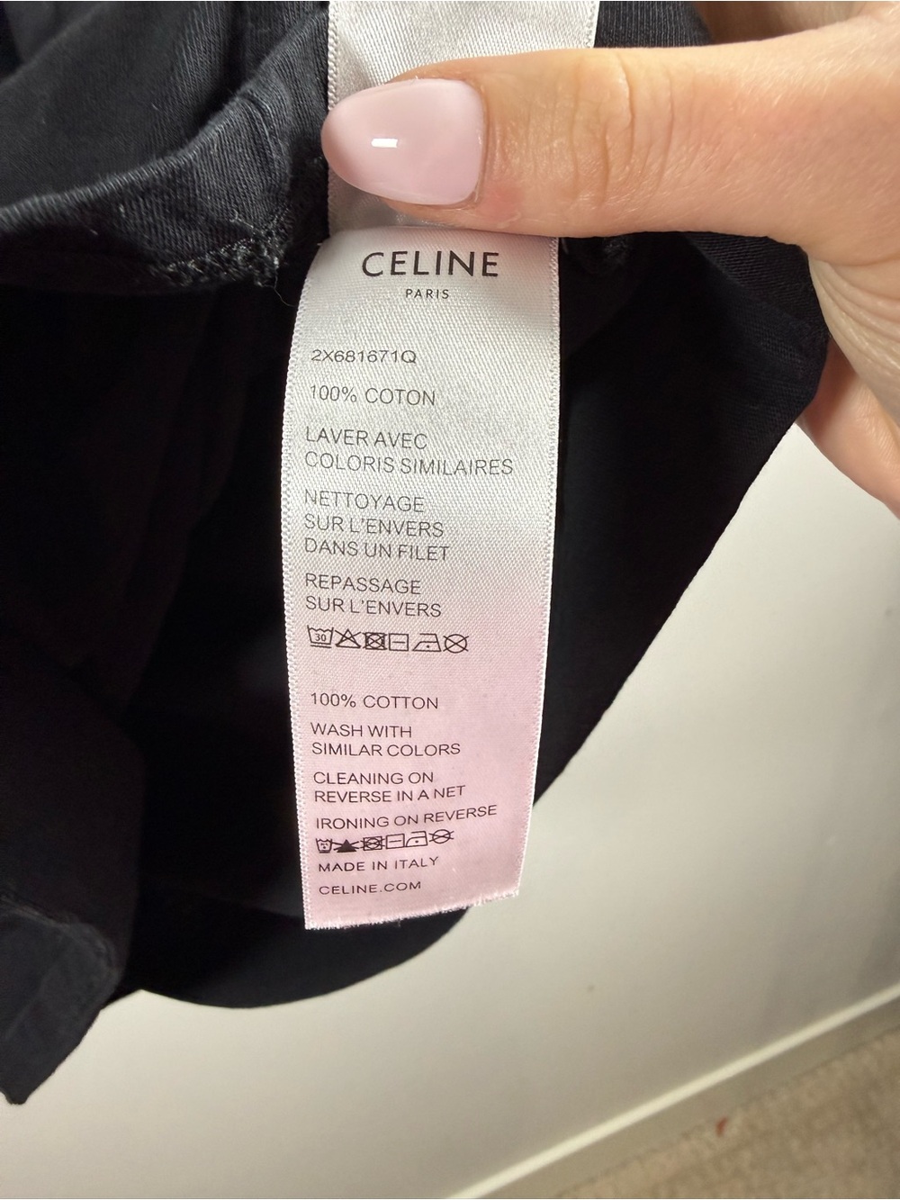 CELINE PARIS | Loose Fit Logo Graphic Tee Size S - Picture 4 of 6